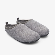 Camper Wabi Slippers Dark Grey - Womens Singapore AHFXJU-171